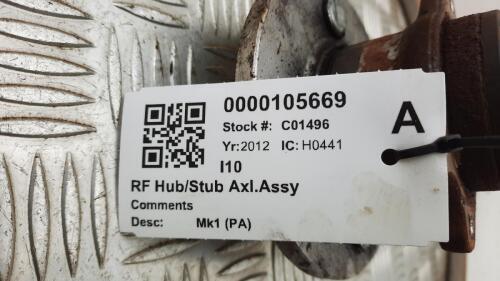 HYUNDAI I10 MK1 RF HUB/STUB AXL.ASSY