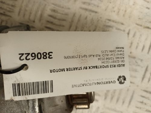 AUDI RS3 SPORTBACK 8V STARTER MOTOR