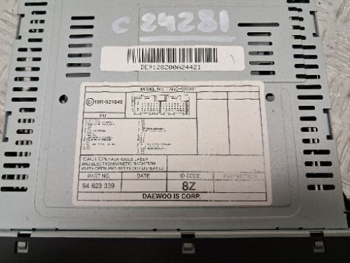CHEVROLET AVEO STEREO RADIO CD PLAYER