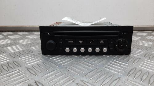 2006 PEUGEOT 207 MK1 RADIO/CD/STEREO W/O BLUETOOTH OPERATION