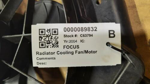 FORD FOCUS MK1 RADIATOR COOLING FAN/MOTOR